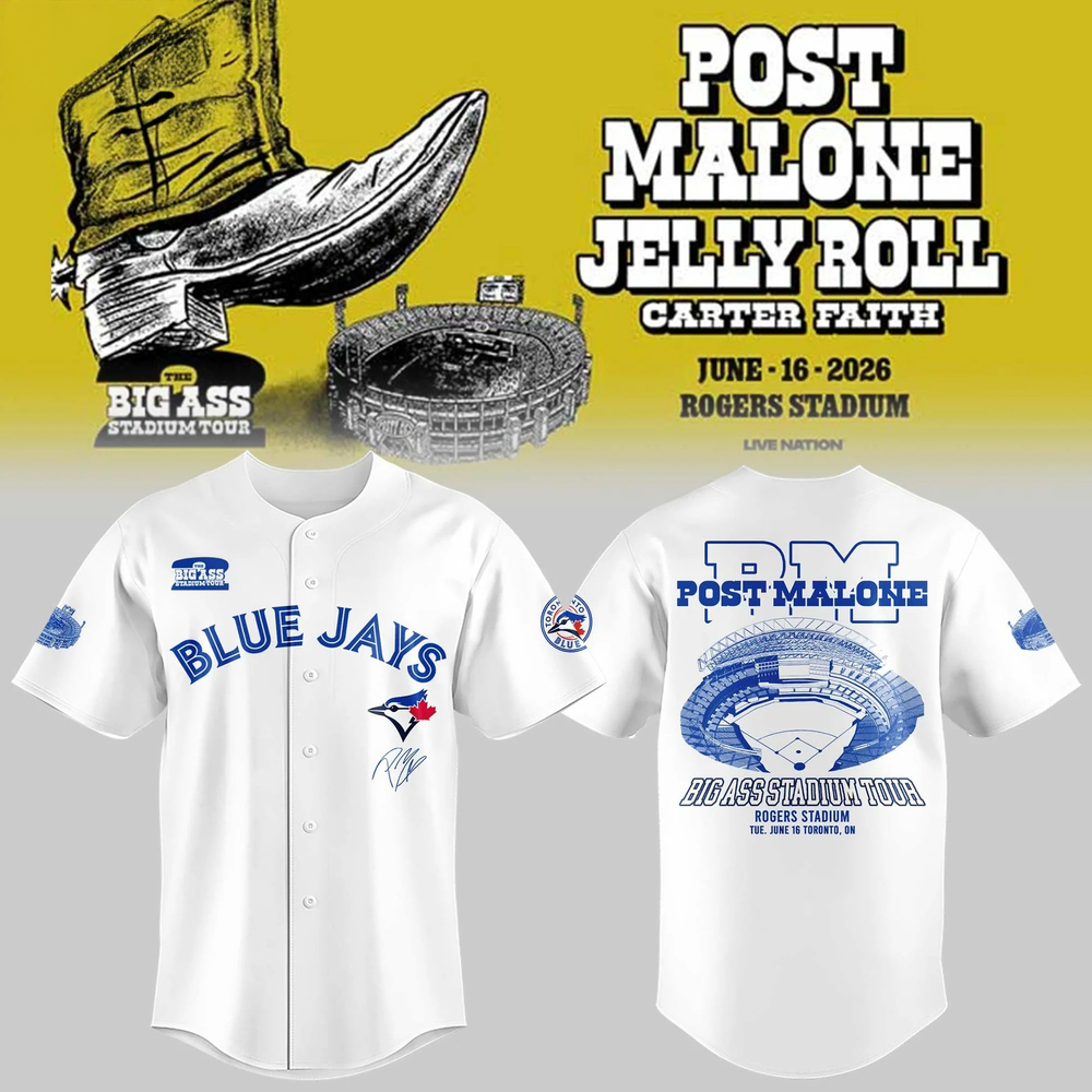 Black Jackets Big Ass Stadium Tour 2026 Jersey Fan Edition