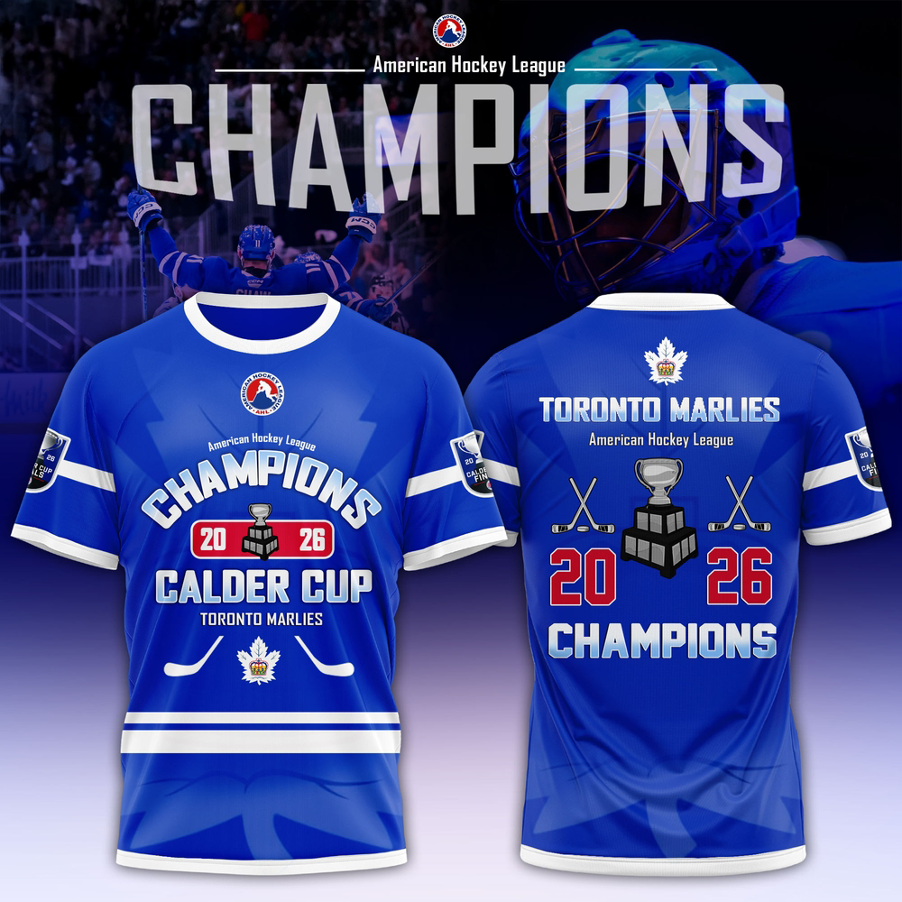 Toronto Marlies Ahl Champions T-Shirt Fan Collection