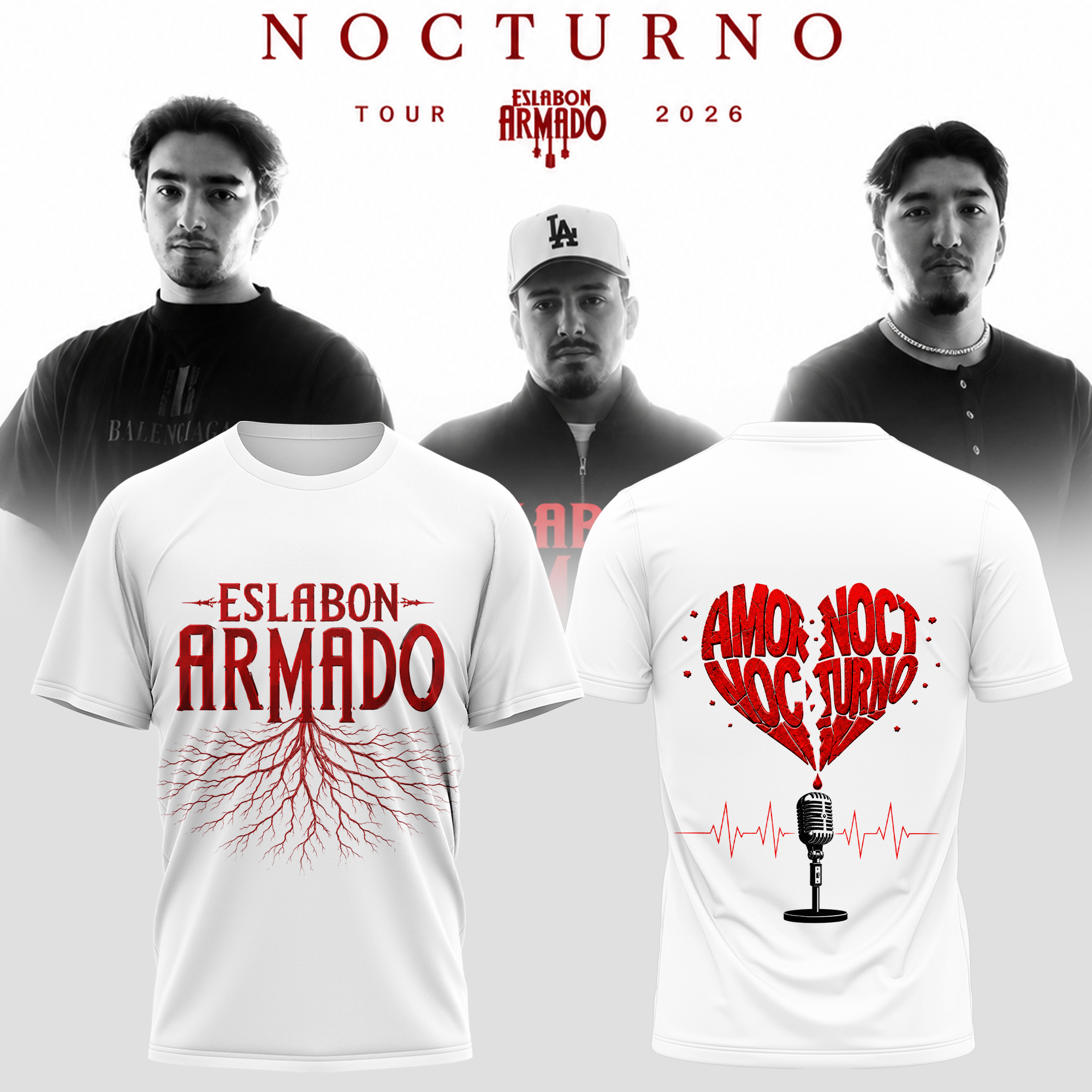 Amor Nocturno Tour 2026 Premium T-Shirt Edition