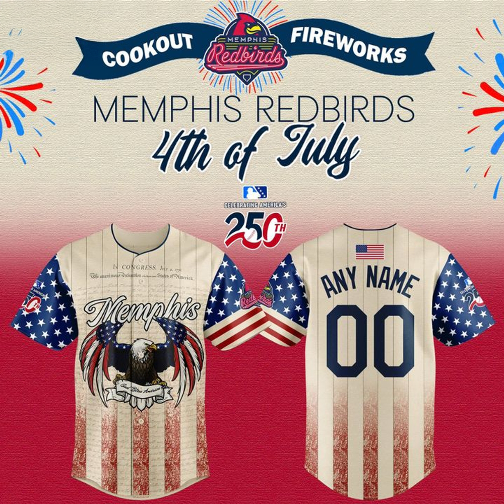 Memphis Redbirds Fourth Of July 2026 Baseball Jersey Collection