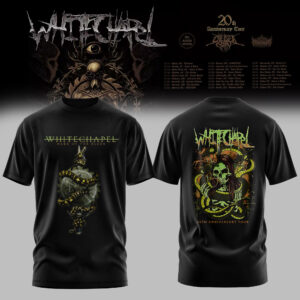 Whitechapel 20Th Anniversary Tour Limited Fan T-Shirt Edition