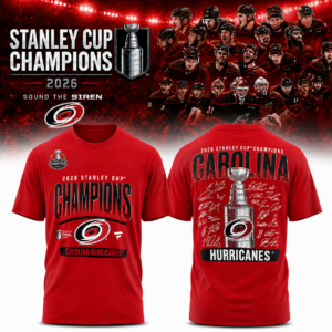 Carolina Hurricanes Merch 2026 Stanley Cup Sign Edition T-Shirt Gift For Fans