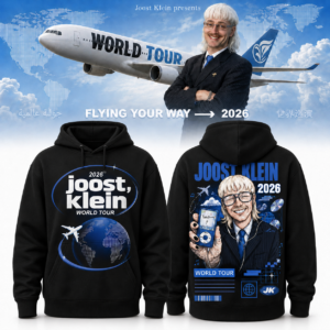 Joost Klein Merch 2026 Blue Flight Hoodie Gift For Fans