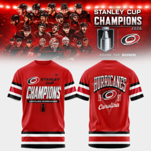 Carolina Hurricanes Merch 2026 Stanley Cup Champions T-Shirt Gift For Hockey Fans