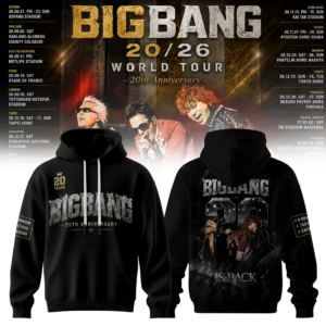 Bigbang Merch 2026 Anniversary Tour Hoodie Kpop Fan Gift