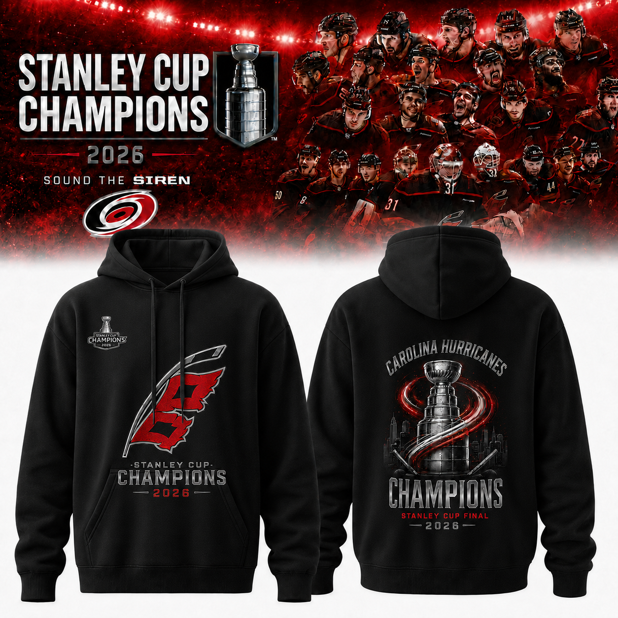Carolina Hurricanes Merch 2026 Victory Season Hoodie Best Gift For Fans