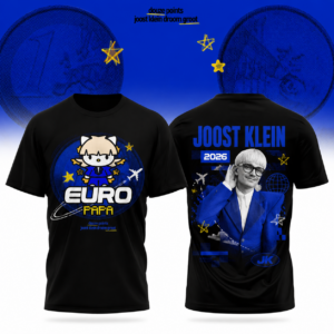 Joost Klein Merch 2026 Euro Papa World Tour T-Shirt Music Fan Gift