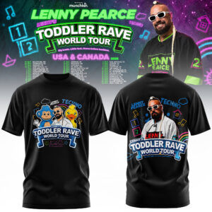 Lenny Pearce Toddler Rave World Tour Limited T-Shirt Collection