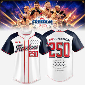 Ufc Freedom 250 White House Baseball Jersey Premium Collection