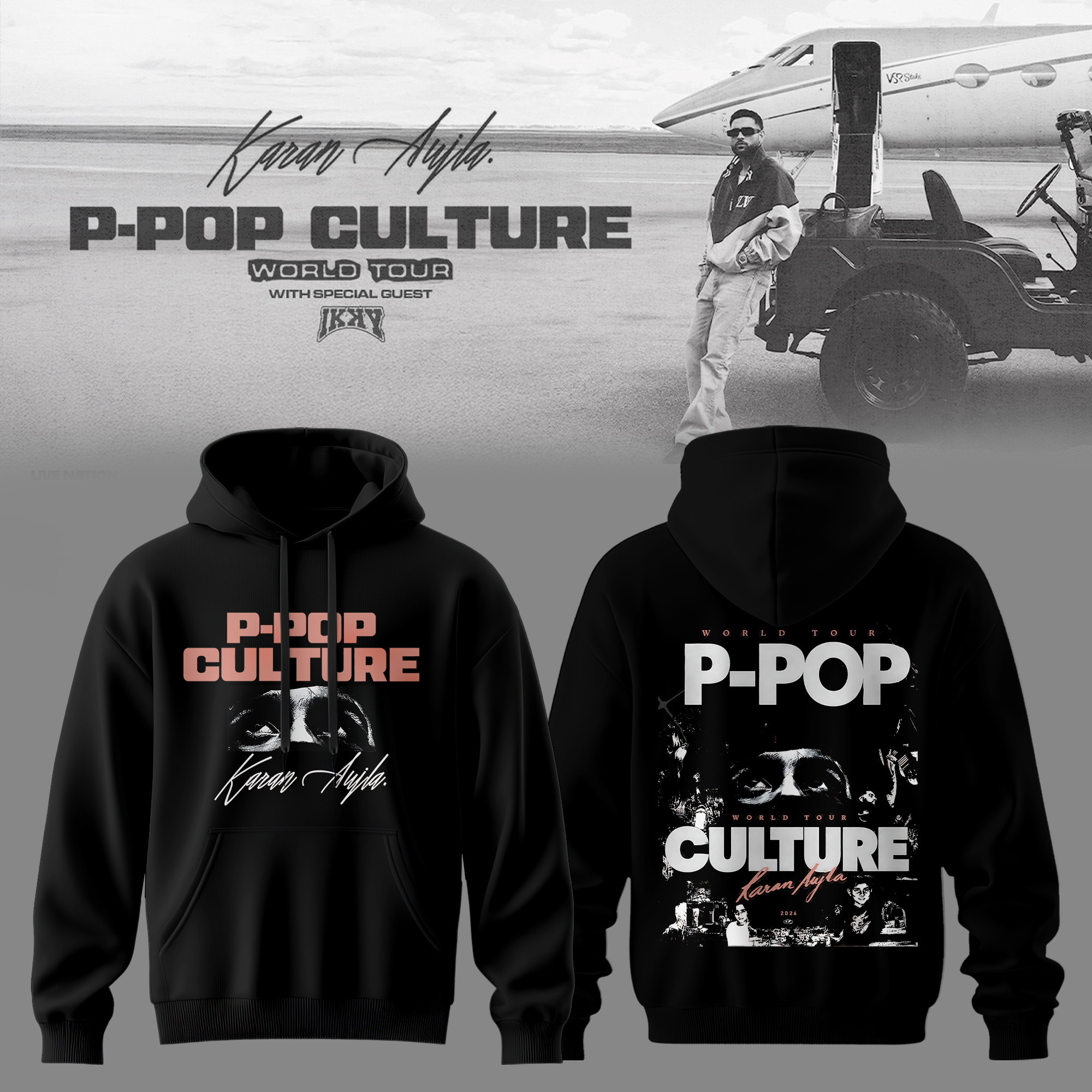 Ppop Culture Shadow Hoodie Official Tour Merchandise Edition