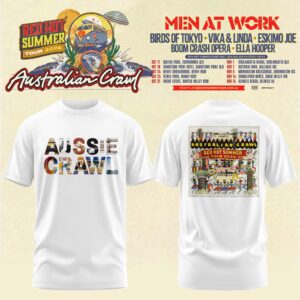 Australian Crawl Red Hot Summer Tour 2026 Premium T-Shirt Gift For Fans