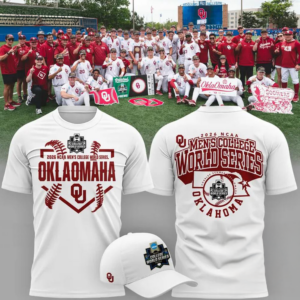 Oklahoma Sooners Baseball 2026 Ncaa Baseball Mens College World Series Omaha 3D Shirt