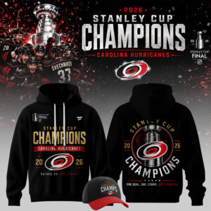 Carolina Hurricanes Merch 2026 Trophy Winner Hoodie Hockey Lover Gift