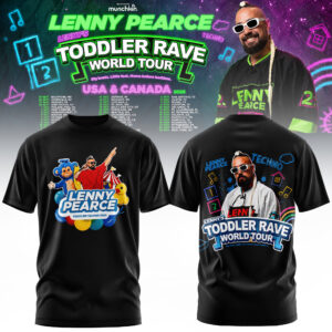 Lenny Pearce Toddler Rave World Tour Concert T-Shirt Gift For Fans