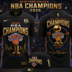 New York Knicks Merch 2026 Championship Celebration T-Shirt Fan Gift