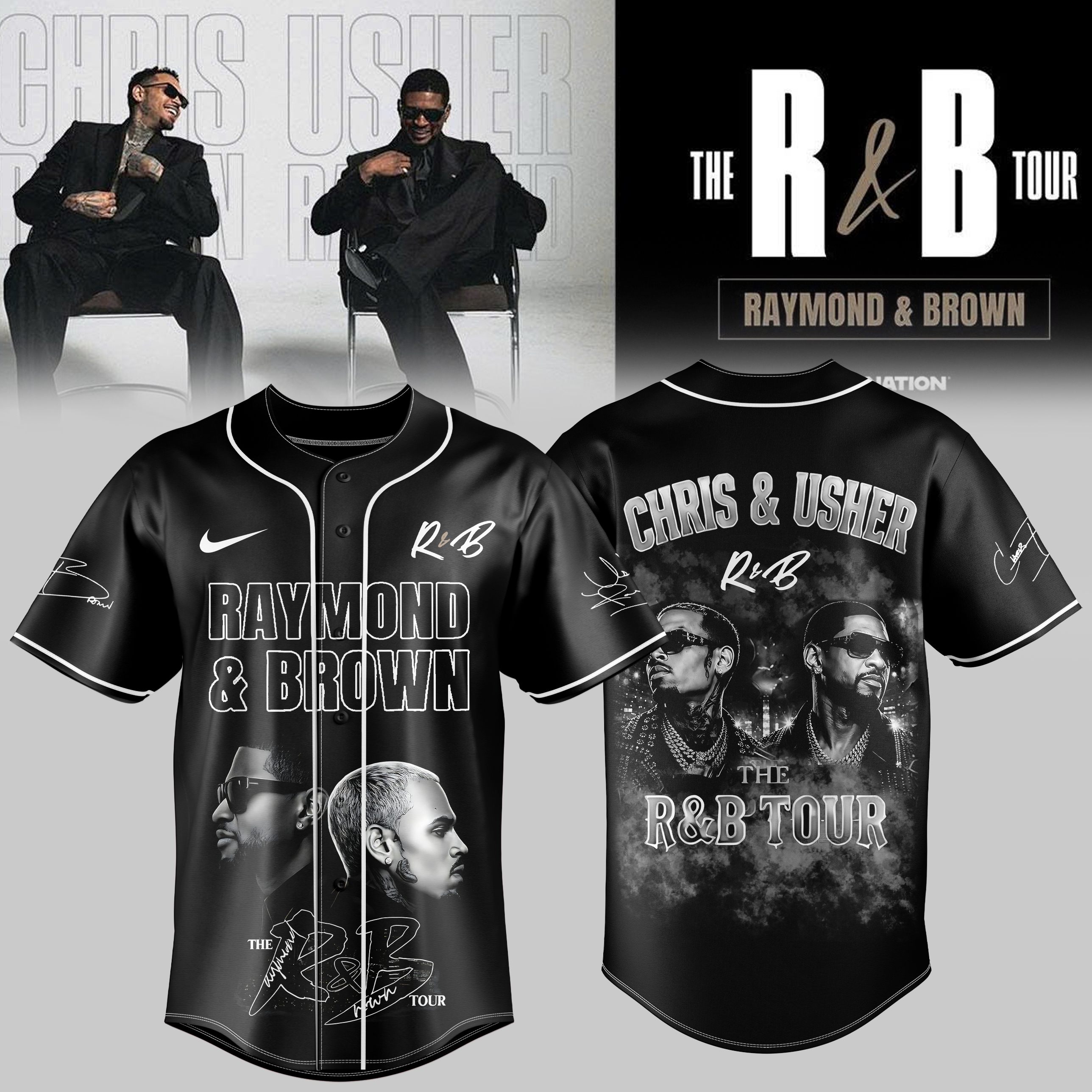 The R And B Tour 2026 Music Tour Jersey Fan Collection