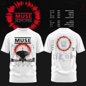 Muse Merch 2026 Europa Tour Limited T-Shirt Gift Ideas For Fans