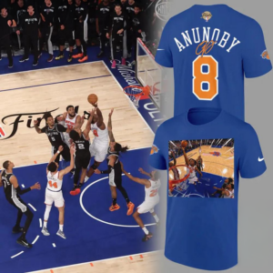 Og Anunoby New York Knicks Nba Final 2026 Blue T-Shirt