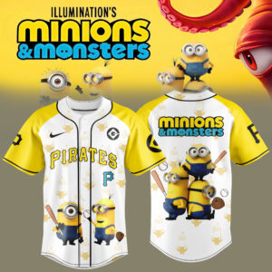 Pittsburgh Pirates Minions Monster Baseball Jersey Premium Fan Edition