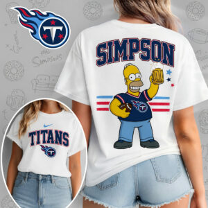 Tennessee Titans X The Simpsons Football Game Day Unisex T-Shirt