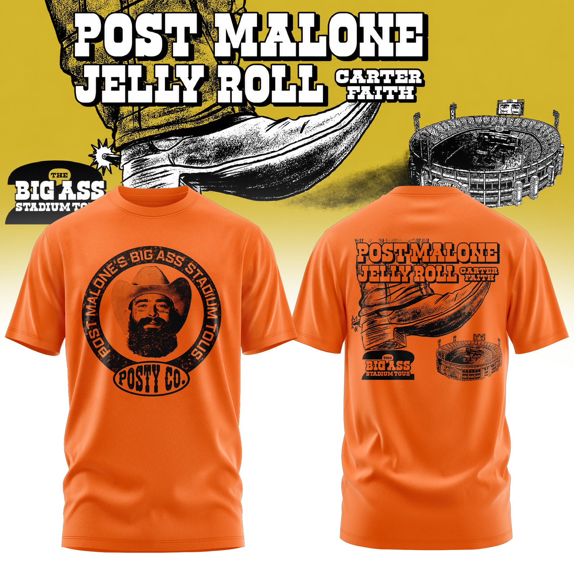 Post Malone Merch 2026 Tour Edition T-Shirt Best Gift For Music Fans
