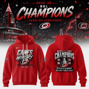Storm Warning Merch 2026 Stanley Cup Champions Hoodie Gift For Hockey Fans