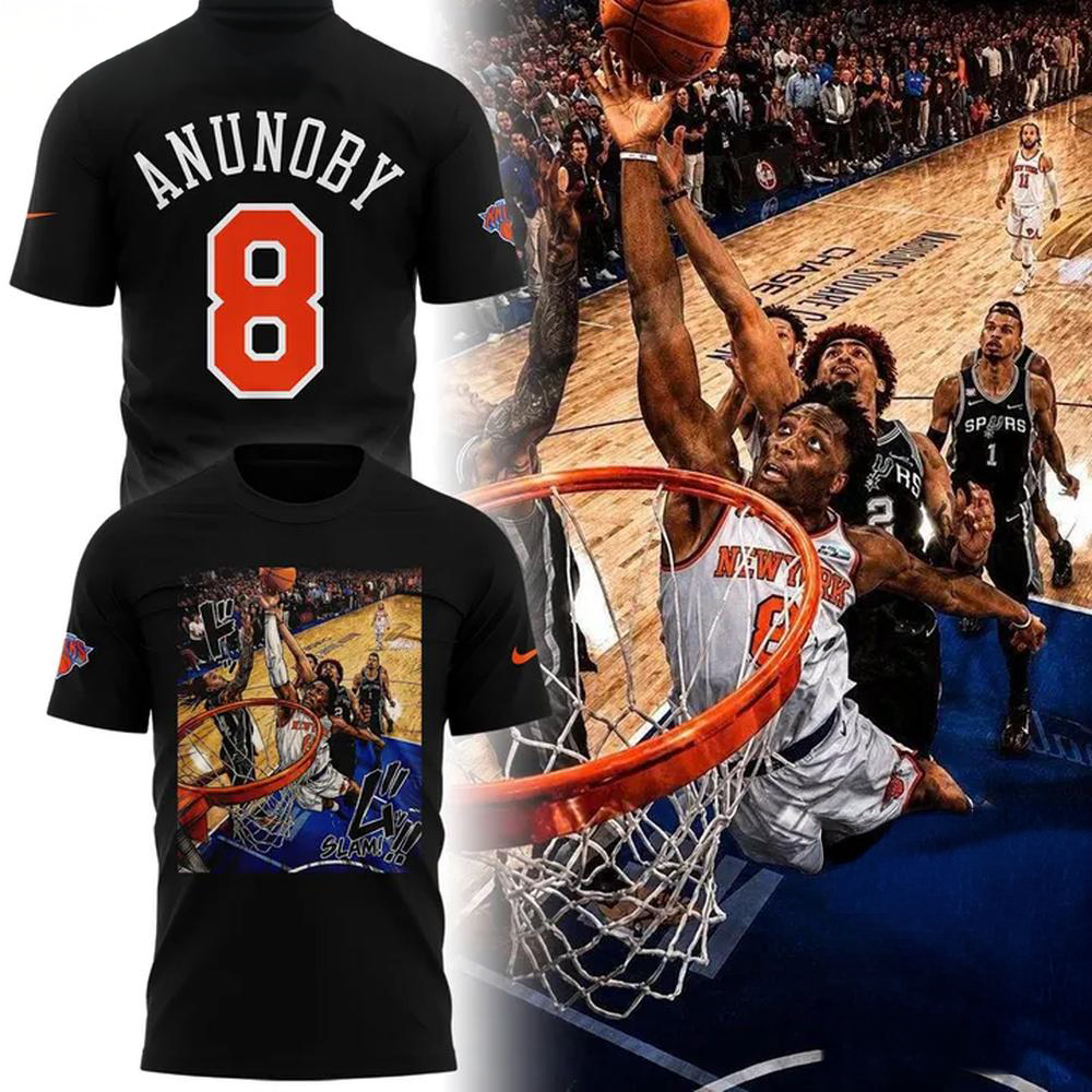 Og Anunoby 8 New York Knicks Nba Final 2026 T-Shirt