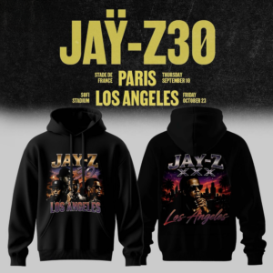 Jay-Z 30Th Anniversary Concert Fan Vintage Retro Los Angeles Graphic Pullover Hoodie