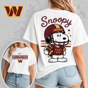 Washington Commanders X Snoopy Football Game Day Unisex T-Shirt