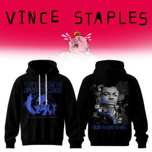 Vince Staples Cry Baby Tour Limited Hoodie Fan Merchandise