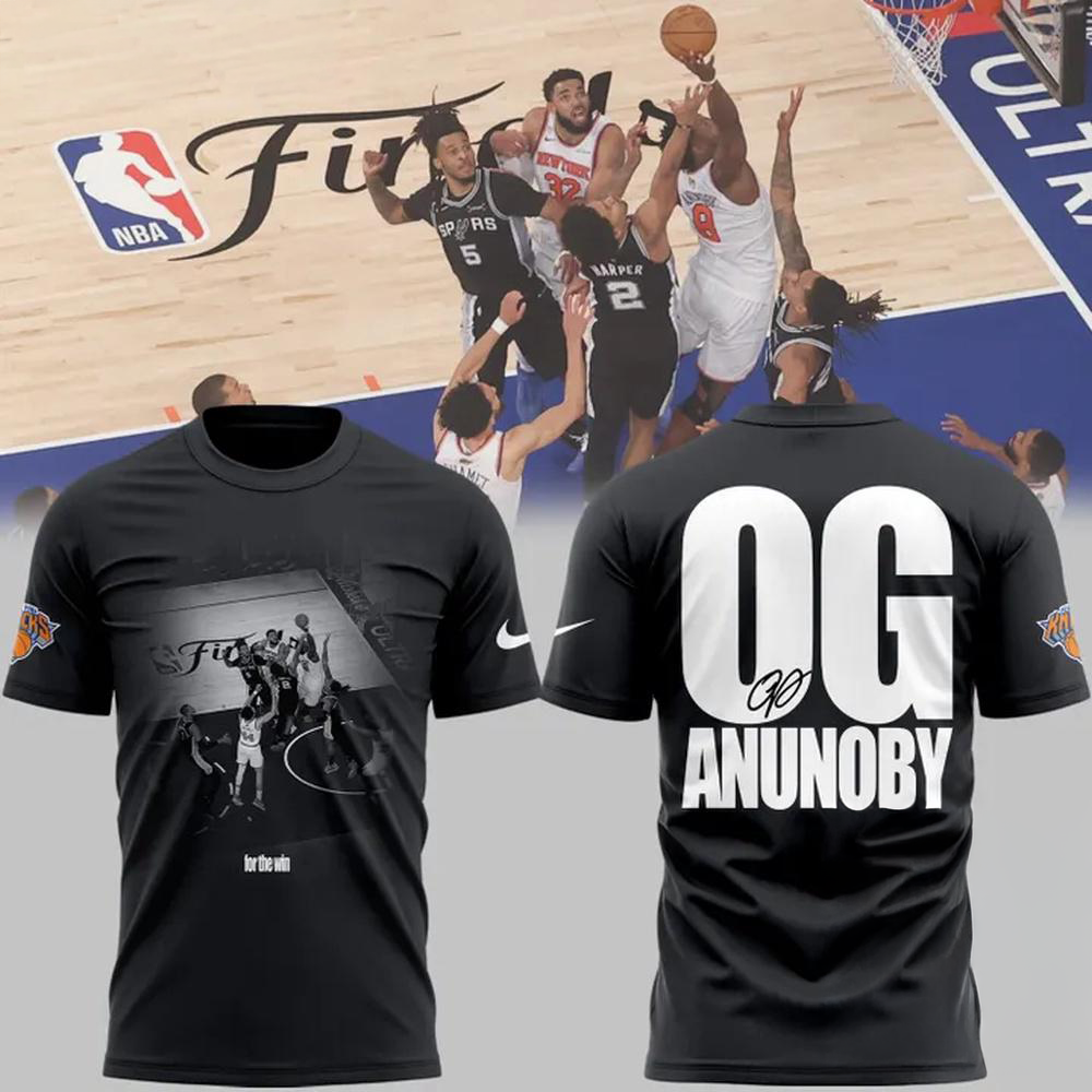 Og Anunoby New York Knicks Nba Final 2026 Signature 3D Shirt