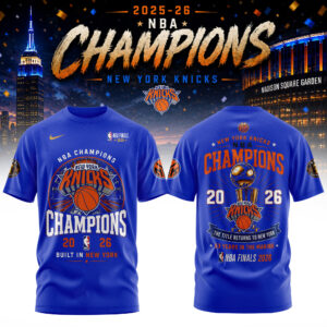 New York Knicks Merch 2026 Trophy Winner T-Shirt Best Basketball Gift