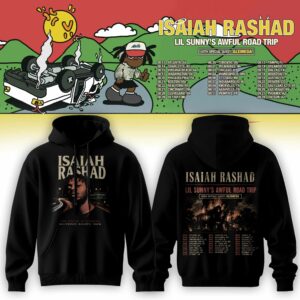 Isaiah Rashad Lil Sunnys Awful Road Trip Official Tour Hoodie