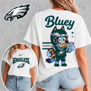 Philadelphia Eagles X Bluey Football Game Day Unisex T-Shirt