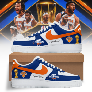 New York Knicks Merch 2026 Champions Nba Sneaker Gift For Fans