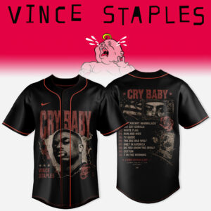 Vince Staples Cry Baby Tour Premium Jersey Collector Edition