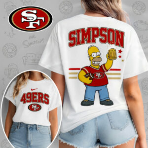 San Francisco 49Ers X The Simpsons Football Game Day Unisex T-Shirt