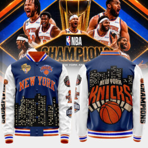 Knicks Nba Champions 2026Baseball Jacket Collector Edition For Fans