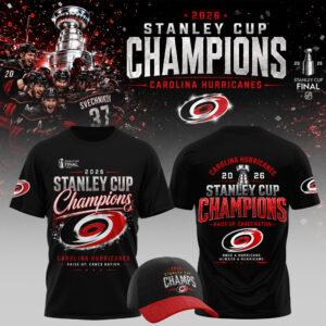 Carolina Hurricanes Merch 2026 Championship Victory T-Shirt Gift For Fans