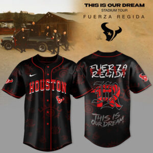 Fuerza Regida Houston Texans Dream Tour 2026 Football Supporter Jersey