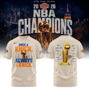 New York Knicks Nba Finals Champions 2026 Winner Signature 3D Shirt