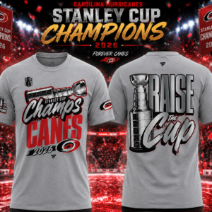 Carolina Hurricanes Merch 2026 Stanley Cup Trophy T-Shirt Gift Ideas For Fans