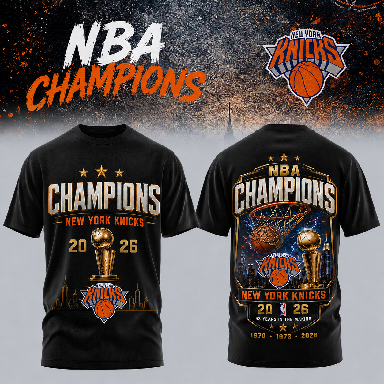 New York Knicks Merch 2026 Championship Era T-Shirt Gift For Fans