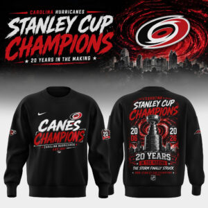 Carolina Hurricanes Merch 2026 Stanley Cup Champions Sweatshirt Hockey Fan Gift