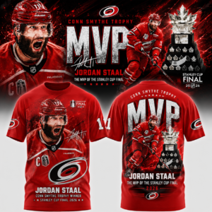 Jordan Staal Merch 2026 Stanley Cup Mvp T-Shirt Gift For Hockey Fans