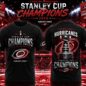 Carolina Hurricanes Merch 2026 Trophy Winner T-Shirt Gift For Hockey Fans