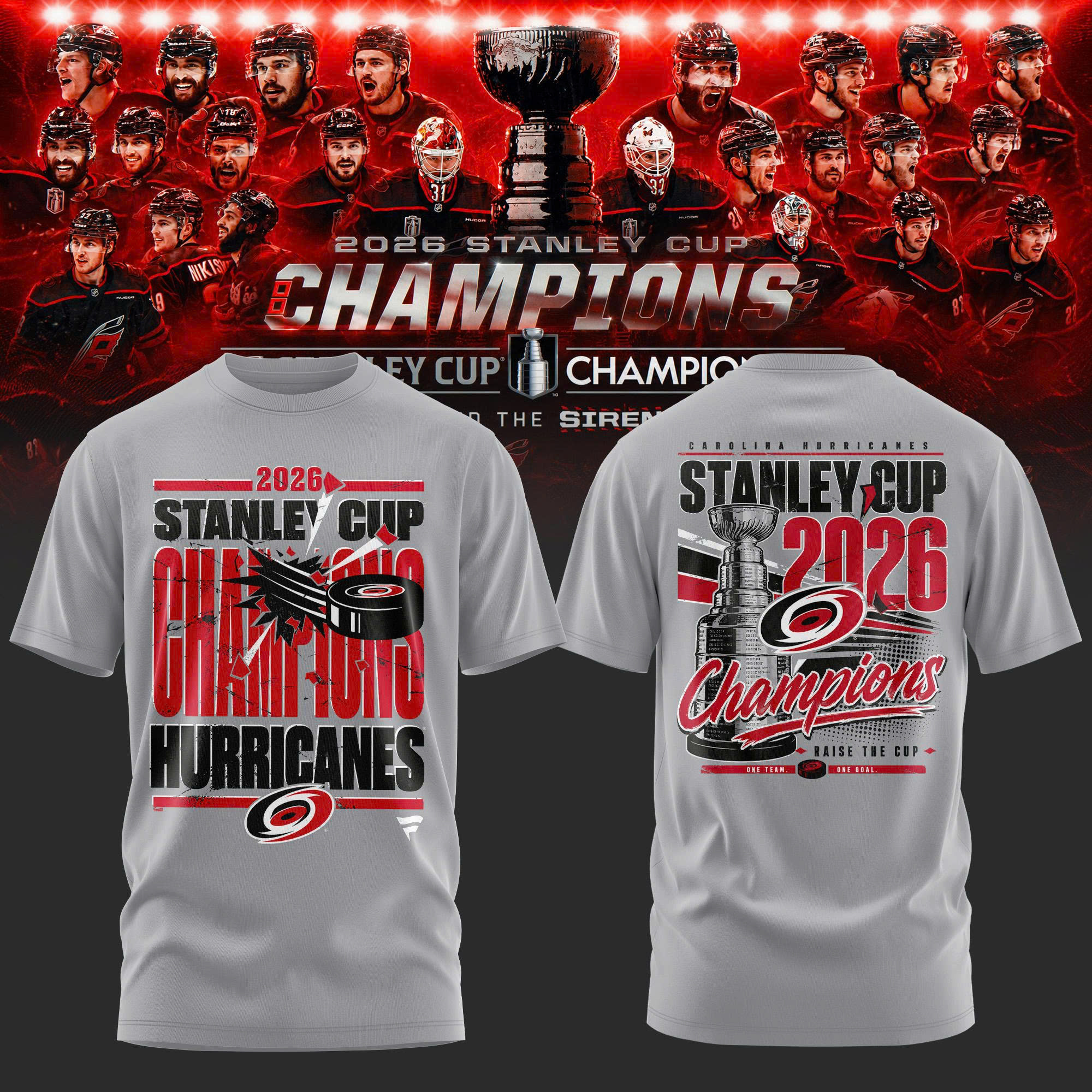 Carolina Hurricanes Merch 2026 Championship Season T-Shirt Best Gift For Fans