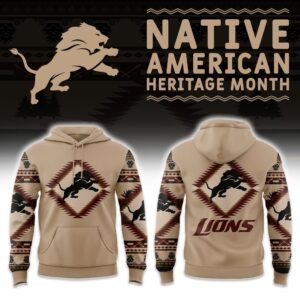 Detroit Lions Native American Heritage Hoodie Gift For Fans