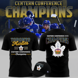 Toronto Marlies 2026 Eastern Conference Champions Black T-Shirt