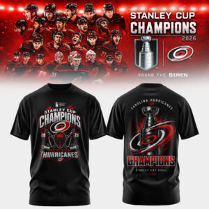 Carolina Hurricanes Merch 2026 Trophy Winner T-Shirt Best Fan Gift